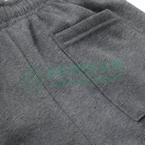 Best Quality Casual Elastic Drawstring High Waist <b>Organic</b> <b>Cotton</b> <b>Canvas</b> Men's Shorts Solid Vintage Design 300GSM Breathable - Product Image 5