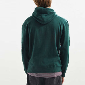 เสื้อมีฮู้ดซักแบบสวมหัวสำหรับผู้ชายผ้าฝ้ายเทอร์รี่สไตล์เกาหลีวินเทจ - Product Image 2