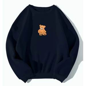 Sudaderas Casuales Azules para Mujer con Logotipo Personalizado, Ropa de Calle Cálida para Invierno, Sudaderas Cómodas para Mujer - Product Image 1