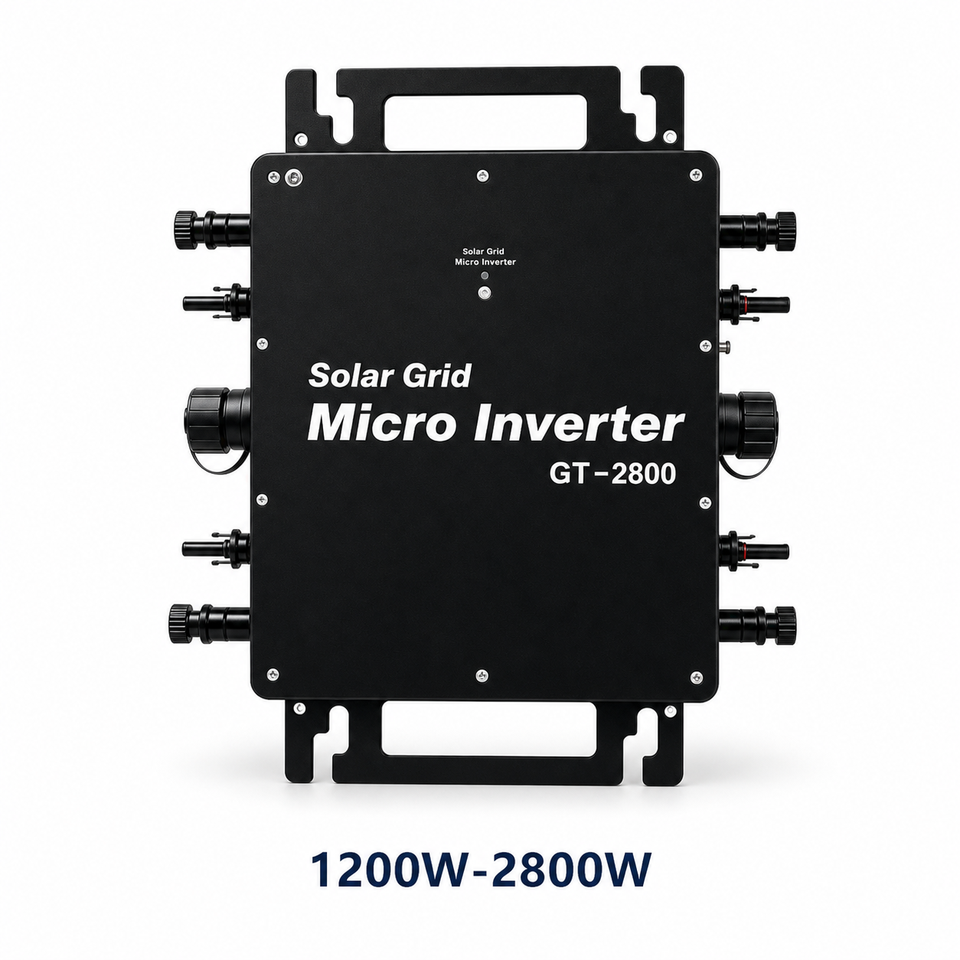 2600W Balcony Solar Micro Inverter Plug And Play WiFi Monitoring ...