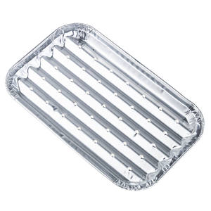 5 plateaux de cuisson en aluminium 18x11CM pour grillades et fritures – Accessoires essentiels pour barbecue - Product Image 5