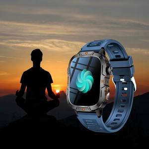 Montre connectée de sport d'extérieur KR QX12, écran TFT 41-43 mm, moniteur de fréquence cardiaque, étanche, tracker de fitness unisexe - Product Image 3