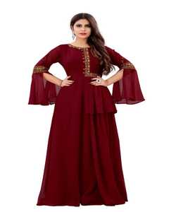 במגמת שחור יפה מעצבים שחורים יפה רגיל ארוך עם <span class=keywords><strong>dupatta</strong></span> המחיר הנמוך ביותר על ידי אלפאנומרו - Product Image 6