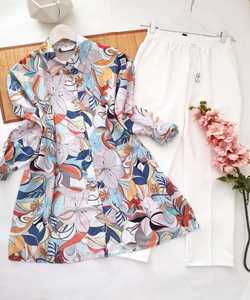 Kurtis Dames Coton Rayonne Femmes Dernier Design De Mode Prêt À Porter Bas Prix avec Dupatta Veste Robe Indienne En Gros Alphanumero - Product Image 5