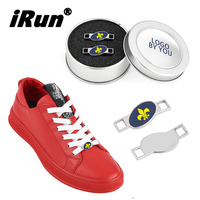 Breloques de lacets de chaussures en alliage de zinc IRun, breloques de lacets de chaussures en métal tendance, breloques de lacets de chaussures personnalisées pour baskets