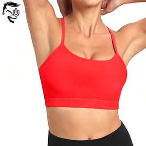 Sujetador deportivo acolchado Sexy para mujer, sujetador de Fitness, Top con forro de Spandex, gimnasio, Fitness al aire libre, ropa activa, patrón de estampado en blanco - Product Image 3