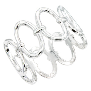 Braccialetti di moda a cerniera placcati in oro elegante Design braccialetto per le donne - Product Image 1