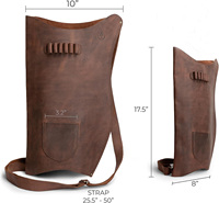 Étui à flèches et étui à arc en cuir de vache véritable, entièrement personnalisé, 17,5 pouces, pour la chasse et le tir à l'arc