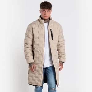 Chaqueta larga de alta calidad para hombre con tela duradera y diseño elegante para uso diario - Product Image 3