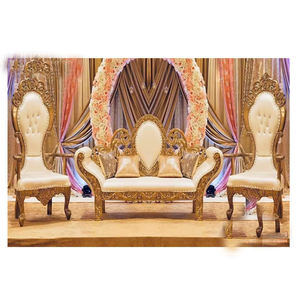 Juego de Sofás para Bodas y Eventos Indios, Nuevo Juego de Muebles de Trono para Eventos de Boda Maharaja, Juego de Sofás para Ceremonia de Boda India, Canadá - Product Image 1