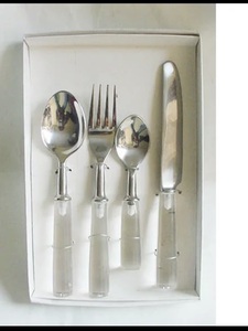 Ensemble de couverts pour la maison et l'hôtel cuillère en or en acier inoxydable ustensile de restaurant couverts de mariage en inde - Product Image 5