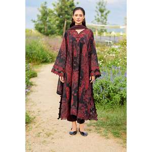 Ensemble de costume pour femme en tissu brodé UF-4220 - Product Image 1