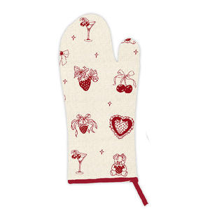 Gants de four écologiques 100% coton biologique, style classique, design imprimé, à prix abordable - Product Image 3