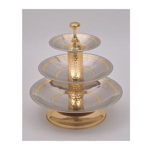 Soporte para tartas de acero inoxidable con logotipo personalizado más vendido, soporte para magdalenas de Metal chapado en oro único, herramienta para tartas a precio mayorista - Product Image 2