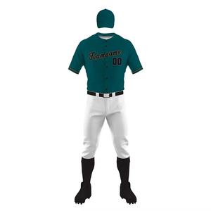 Service OEM Haute Qualité 100% Polyester Ensemble Uniformes de Baseball pour Hommes Logo Personnalisé Vêtements de Sport Maillot de Football Américain Respirant - Product Image 2