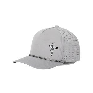 Vietnam Factory Breathable Waterproof Performance Rope Golf Hat with UV Protection Moisture-Wicking Sweatband and Curved Brim - Product Image 1