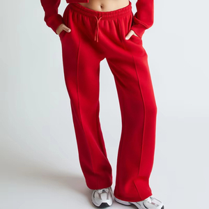 Survêtements pour femmes en polaire d'hiver personnalisés, manches longues, anti-rétrécissement, surdimensionnés, lourds, vêtements de sport streetwear pour femmes - Product Image 5