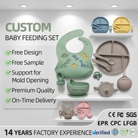 Molde de silicona para platos, molde de succión para platos de bebé, molde de acero para platos de silicona, logotipo personalizado, fabricación de moldes OEM, fábrica mayorista