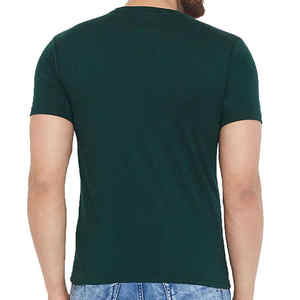 T-shirt de fitness en tissu éponge à col rond en coton pour hommes, design surdimensionné respirant à la mode avec manches courtes personnalisables - Product Image 2