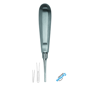 Elevador de Raíces Lindo-Levian de Acero Inoxidable de Alta Calidad, Figura 1, Ancho 3.0 mm, Fabricante de Instrumentos Dentales - Product Image 3