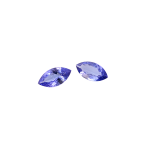 Tanzanite สีน้ำเงินธรรมชาติขนาด7x14มม. มาร์คีตัด2.15 cts. อัญมณีหลวมสำหรับทำเครื่องประดับ - Product Image 2