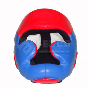 Novedad de 2025, casco de boxeo profesional, equipo deportivo de cuero transpirable de alta calidad hecho en Pakistán - Product Image 2