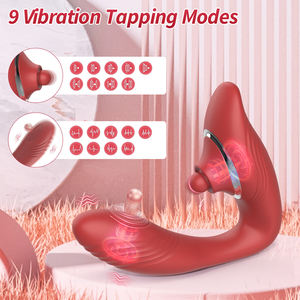 Casemee Bailey Air Pulse Dildo Vibrator klitoris G Spot stimulasi ganda Vibrator wanita pasangan permainan dewasa Vibrator hisap - Product Image 3