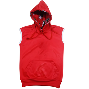 <b>Sleeveless</b> Bulk Wholesale 100% Cotton Pullover <b>Hoodies</b> Sets <b>Men</b> High Quality 2025 New Arrival Custom Made Logo Heavyweight - Product Image 1