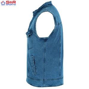 Chaleco vaquero de buena calidad Venta al por mayor Moda Hombre Nuevo diseño Transpirable Alta calidad Mejor color Top Trending Hombres Chaleco vaquero - Product Image 4