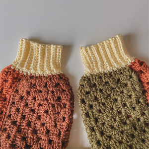 Cardigan carré confortable pull en coton à point ouvert pour femmes style décontracté à col rond avec logo personnalisé - Product Image 5