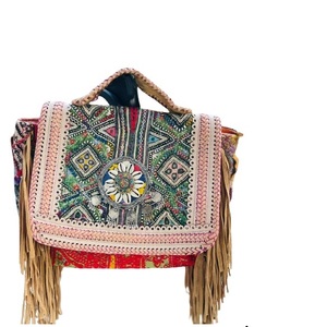 Bolso Banjara de estilo bohemio hecho a mano indio, bolso de mano bordado Vintage de lujo para mujer, bolso de hombro de compras de noche - Product Image 3