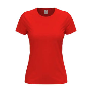 Camiseta de manga corta con cuello redondo relajado para mujer - Product Image 3