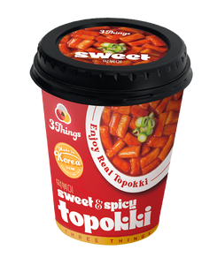 [3 thứ] bánh gạo cay Tteokbokki cay Hàn Quốc Tteokbokki với nước sốt phong phú dễ nấu thức ăn đường phố kiểu nhà - Product Image 2