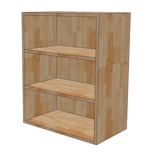 Módulo de Gabinete de Cocina de 3 Niveles y Sistema Abierto de 60 cm TBT015 - Solución de Almacenamiento sin Esfuerzo - Product Image 2