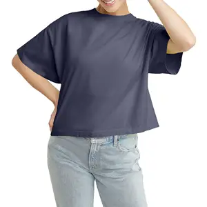 T-shirt con scollo a girocollo e magliette con scollo a girocollo da donna