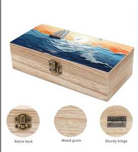 ไม้อะคาเซียทำมือหรูหรากล่องไม้ทำจากไม้สนมะม่วงงานฝีมือป้ายชิปติดผนังเก๋ไก๋จากงานฝีมืองานฝีมือและกล่องไม้ - Product Image 2