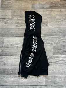 High Quality Heavyweight 100% Cotton Men's Hoodie Custom Logo Screen Printed <b>Full</b> Zipper Streetwear High Grade Hooded <b>Sweatshirt</b> - Product Image 3