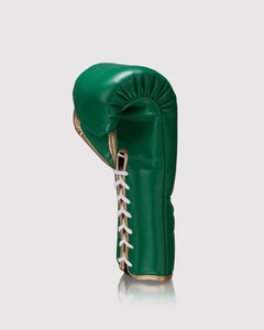 Green Color Custom Branding Boxing Training Gloves Breathable Lightweight Professional <b>Foam</b> <b>Padding</b> Punching Gloves - Product Image 3