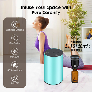 कार कार्यालय होटल होम आउटडोर के लिए यूएसबी संचालित शांत डिफ्यूज़र 10 मिलीलीटर वाटरलेस एयर प्यूरीफायर - Product Image 5