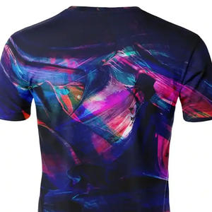 T-shirt de sublimation pour hommes, tissu respirant, tenue décontractée de plage, fabricant OEM - Product Image 4