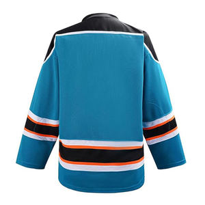 Maillot de hockey sur glace réversible personnalisé à séchage rapide maillot de hockey par sublimation vente en gros de maillot de hockey personnalisé prix raisonnable OEM - Product Image 2