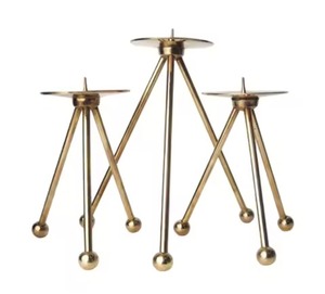 High Quality Modern Metal <b>Candle</b> Stand Durable Handmade Holder for Home Office Table Decoration - Product Image 3