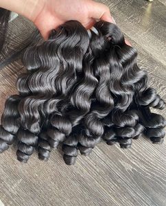 Wholesale Temple Collection Virgin Indian <b>Human</b> Hair Double Drawn Extensions <b>Wig</b> Bundles Factory Price - Product Image 1