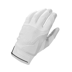 Gants de frappe blancs en microfibre respirants à enfiler pour adultes unisexes - Product Image 4