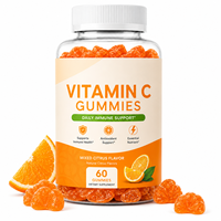Gummies de Vitamine C 250mg pour un Soutien Immunitaire Avancé avec Acerola, Cynorhodon, Zinc et Bioflavonoïdes Citrus ODM
