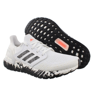 Chaussures Adidas Ultraboost 20 pour femmes Couleur : Blanc nuage/Noir cœur/Coral signal 100% authentiques - Product Image 5