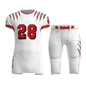 Sublimación personalizada Uniformes de fútbol americano Premium, equipo duradero para equipos y jugadores fabricados en Pakistán - Product Image 1