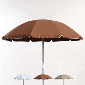 Parapluie pliant en PVC léger et compact de conception minimale pour un usage quotidien Contrôle manuel Style droit - Product Image 2