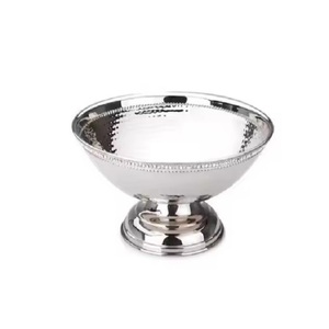 Personnalisé et Logo Disponible en Aluminium Moulé de Haute Qualité Plaqué Or Feuille Designer Table Centre de Table Fruits Bol de Service - Product Image 4