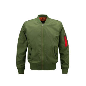Blouson bomber léger en tissu doux, fermeture éclair intégrale, coupe confortable pour un usage décontracté, les activités de plein air et les voyages - Product Image 4